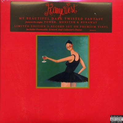 VINYL Kanye West - My Beautiful Dark Twisted Fantasy 602527594934