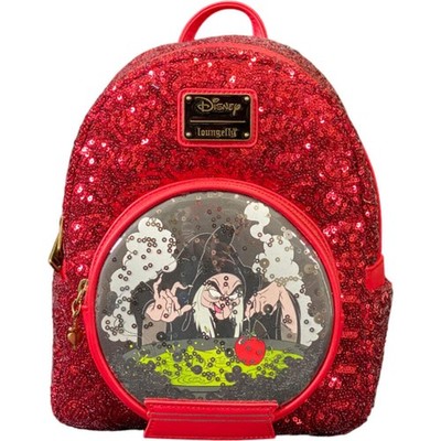 Offiziell lizenzierter Loungefly Disney Villains EvilQueenSnowglobeM-Rucksack