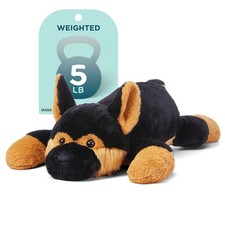 5lbs Weighted Stuffed Animal German Shepherd Dog,26 inches Plush Toy Gi