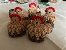Easter Chicken Egg Cosy  Hen Egg Cup Cover Handmade Novelty Gift 