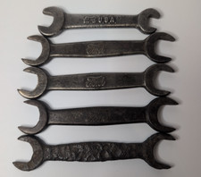 Vintage Ford Script Open End Wrench Model T A Tool Original Lot Of 5 Vintage Ford Script Open End Wrench Model T A Tool Original Lot Of 5