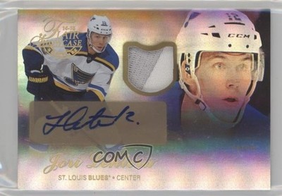 2014-15 Fleer Showcase Flair Jerseys Prime Auto 44/49 Jori Lehtera #65 Auto 4f5