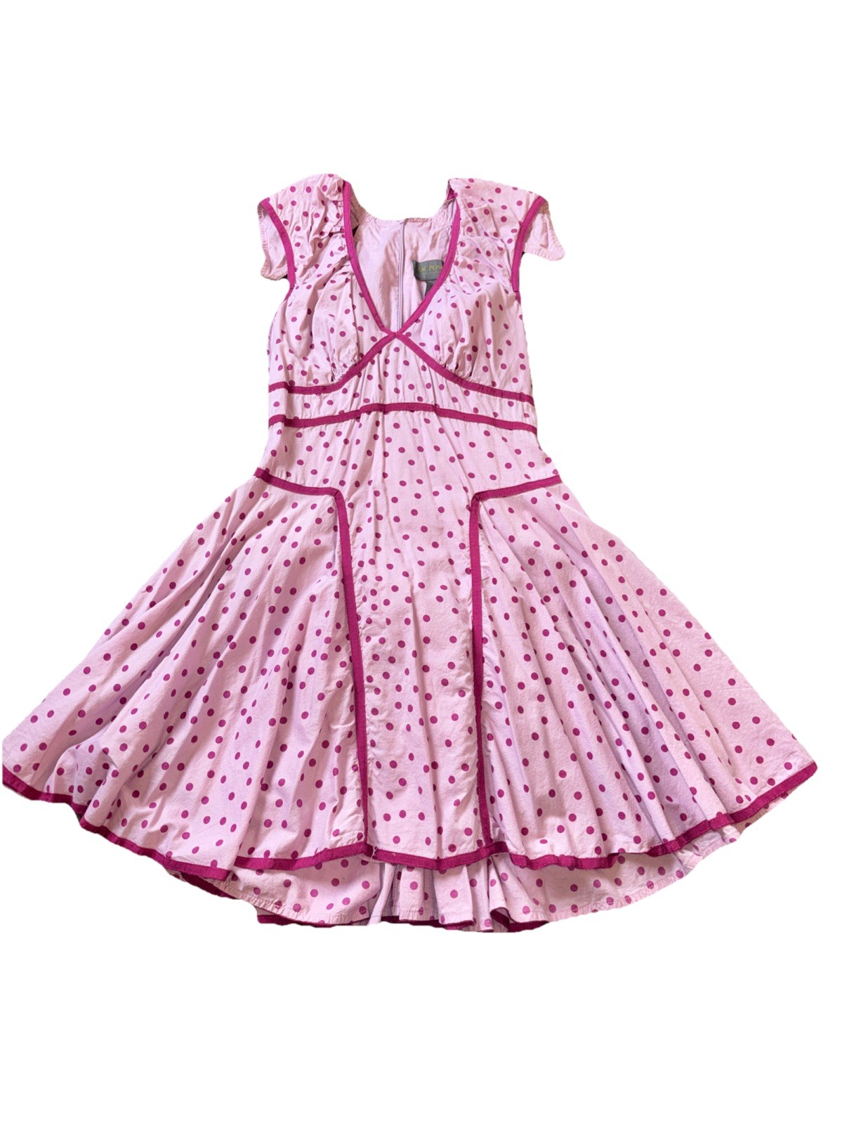 Zac Posen For Target Polka dot Summer Dress Women Size 9 Purple