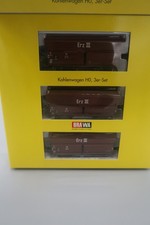 Brawa 2005 Kohlewagen 3er Set Erzwagen OOTz 23 Erz III Güterwagen Wagen H0