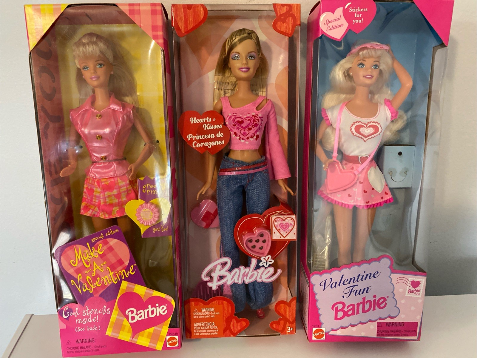 Valentine Fun, Hearts & Kisses, Make A Valentine Mattel Nib