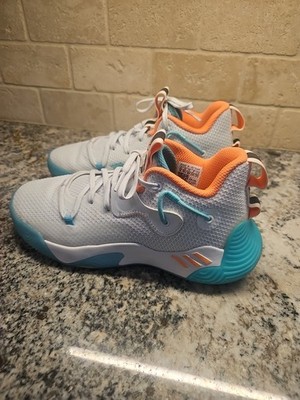 Adidas Mens Harden Stepback 3 GW4215 White Basketball Shoes Sneakers SZ 6