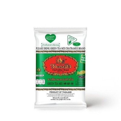 Cha Tra Mue Brand milk green tea (Original) Bag 400 g Thailand Tea free shipping