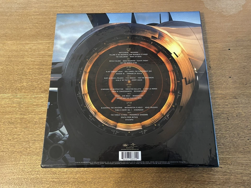 Megadeth Warheads on Foreheads Vinyl Box Set x 4 NEW Opened NM/NM 2018 - Image 2 of 4