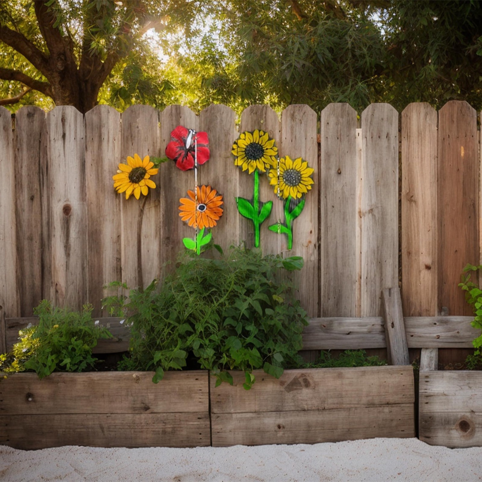 Large Flower Stencils Set 12 x 12 Inch 10 Pieces DIY Art Templates for Walls