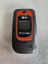Rare Vintage LG Helix UX310 CDMA Flip Phone US Cellular   Red  Black Not Tested