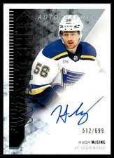 2023-24 SP Authentic Future Watch Retro Autograph Hugh McGing Rookie Auto /699