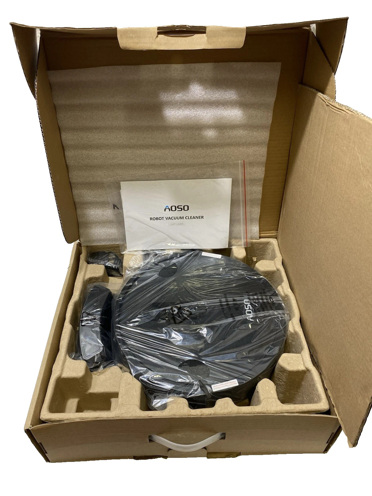 AOSO Robot Vacuum Cleaner Smart Robotic Vac Wireless Wi-Fi Remote Control NEW