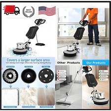 Electric Floor Cleaning Washing Machine Carpet Polisher Scrubber Buffer Hotel US