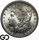 1890 Morgan Silver Dollar Coin, Gorgeous Gem BU++