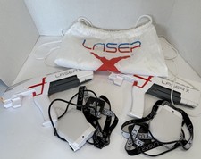 2 LASER X Player Laser Gaming Set Indoor Outdoor Lazer Tag Guns Bag TESTED