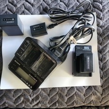 Sony NP Batteries And Dual Charger