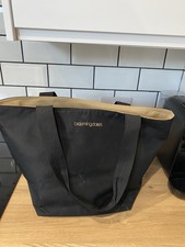 Bloomingdale’s black hand bag / shopper bag / tote bag / shoulder bag canvas bag