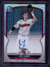 2023 Bowman Chrome - Mega Box Chrome Mojo Autographs Joe Lampe #BCMA-JL (AU, RC)