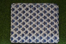 NO TARRIF CHARGES 100 ZK 146 Hand Block Print Floral Fabric 100 Cotton 5 Yard