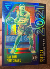 2020-21 PANINI FLUX BASKETBALL BLUE FRESHMAN YEAR PAYTON PRITCHARD RC /99 #16