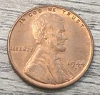 1944-D AU Lincoln Wheat Cent ~ Free Shipping! #1