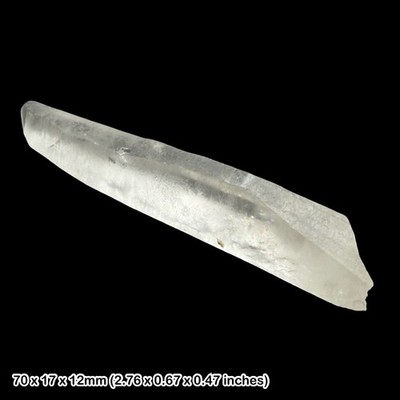 Natürlicher Bergkristall Quarz Stab Brasilien klar Quarz Mineral Präparat Kristall