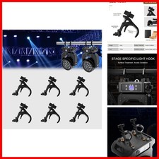 SHEHDS Stage DJ Lighting Clamps, Light Hook, Truss Hook - Black,Weight 223g