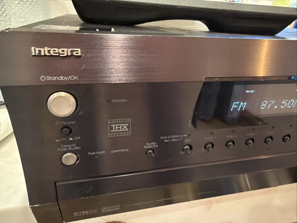 Integra DTR-8.2 -  7 x 110 W A/V Surround Receiver,  7.1 THX-Good Condition READ - Image 3 of 4