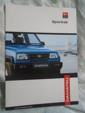 Daihatsu Sportrak brochure undated English text 