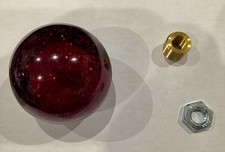 Speed Dawg Shift Knobs Transparent Red Metal Flake Shift Knob
