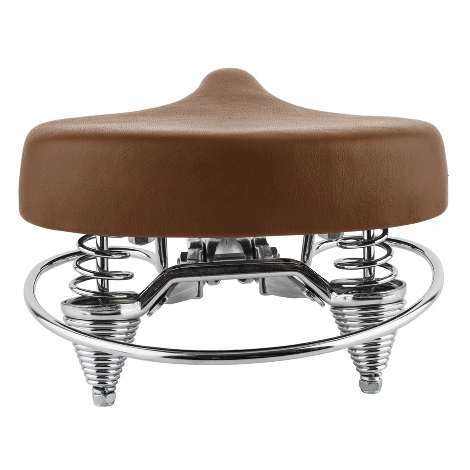 Седло Sunlite Classic Cruiser с двойной пружинной подвеской, виниловая крышка и - Изображение 2 из 2