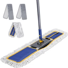 36" Commercial Mop for Floor Cleaning, Masthome Heavy Duty Blue-large 