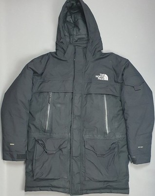 THE NORTH FACE McMurdo 2 Parka Herren Large schwarz Daunen Kapuze DryVent