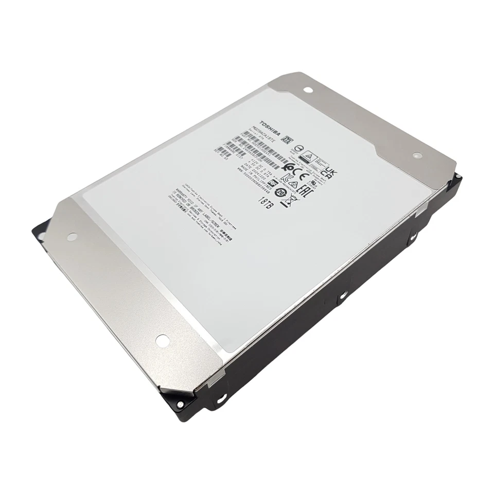 Toshiba (MG09ACA18TE) 18TB MG09 (LFF 3.5in) SATA-3 6G 7.2K 512MB HDD New - Image 2 of 3