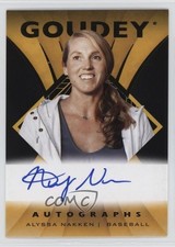 2023 Upper Deck Goodwin Champions Goudey Auto Alyssa Nakken #GA-AN Auto 0i47