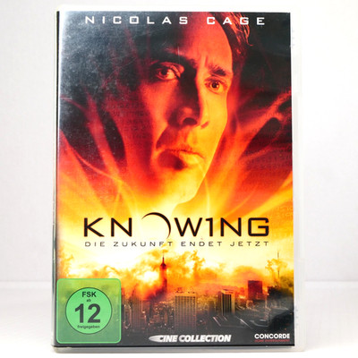 Knowing DVD Alex Proyas Nicholas Cage Rose Byrne