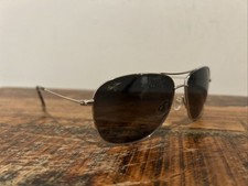 MAUI JIM Sunglasses CLIFF HOUSE MJ247-17 Silver Hawaii Titanium 59-15-120