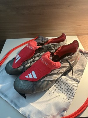 Grey adidas predator elite fg with tongue size 11.5