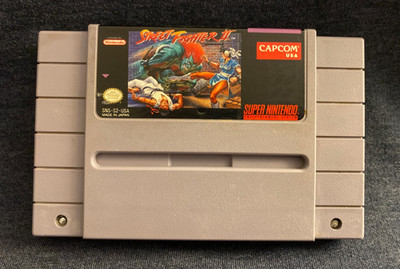 STREET FIGHTER II Super Nintendo Game 1991 Great Condition! Clean Cartridge SNES