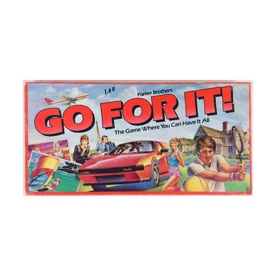Parker Bros Boardgame Go For It! Box Fair/VG+