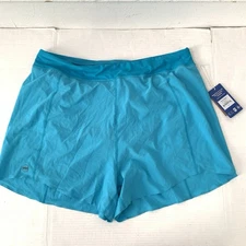 Janji Cadence Lined Shorts 4” Womens XXL Teal Blue Running Brief Lined NEW