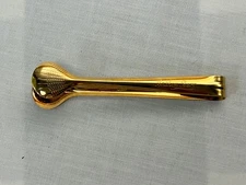 Vtg. Anthon Berg goldtone metal suger tongs