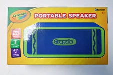 Crayola Portable Speaker, Bluetooth, Blue/Green (CBT300B)