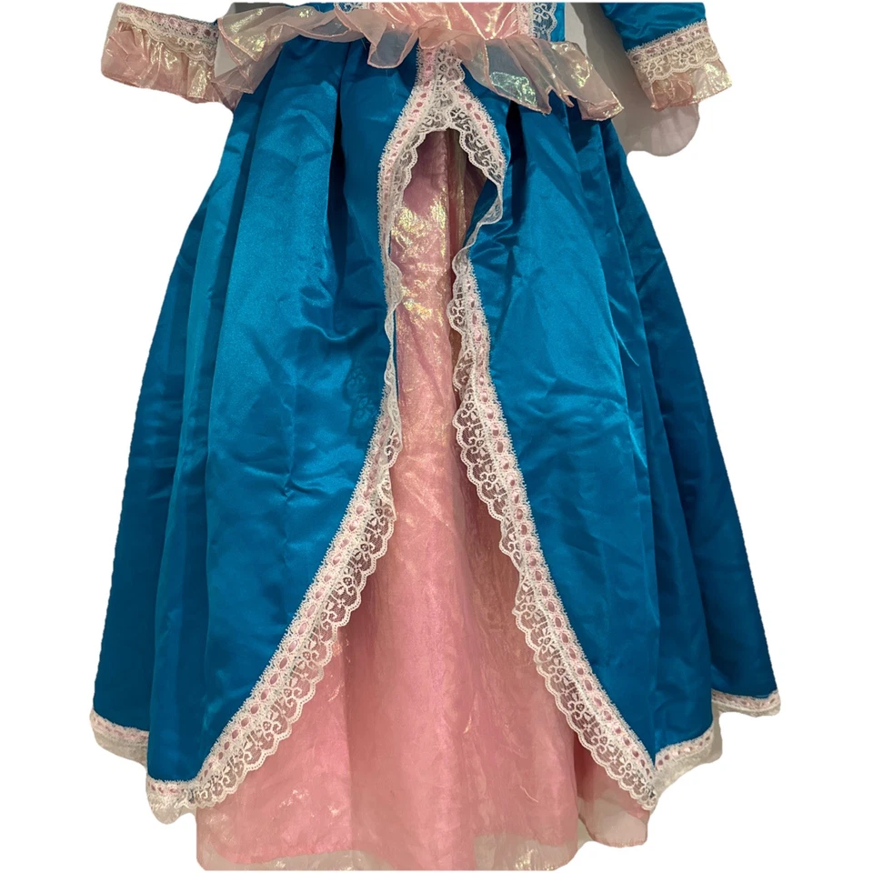 Vestido Disfraz Barbie Princesa y el Mendigo Inspirado en Erika Hecho a Mano 24W 42L Foto 4 de 4