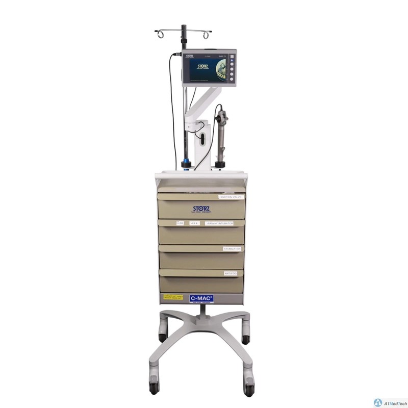 Karl Storz C-MAC 8403ZX with 11301BNX Video Intubation Scope, Imager & Cart