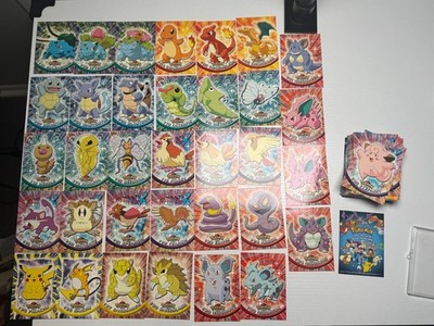 1999 Topps Pokemon Complete Set of 90 Cards Red Logo ( Non-Holo