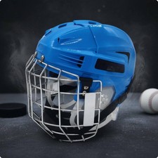 Steel Grille Helmet Adjustable Fit Face Guard Helmet 180 Degree Field of View