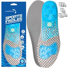 Silica Sport Shoe Insole,Spring Cushioning Shock Absorption Shoe Insert,Foref...
