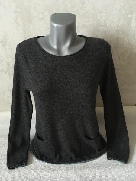 Women White Stuff Sweater Grey Viscose 36 / S / 44