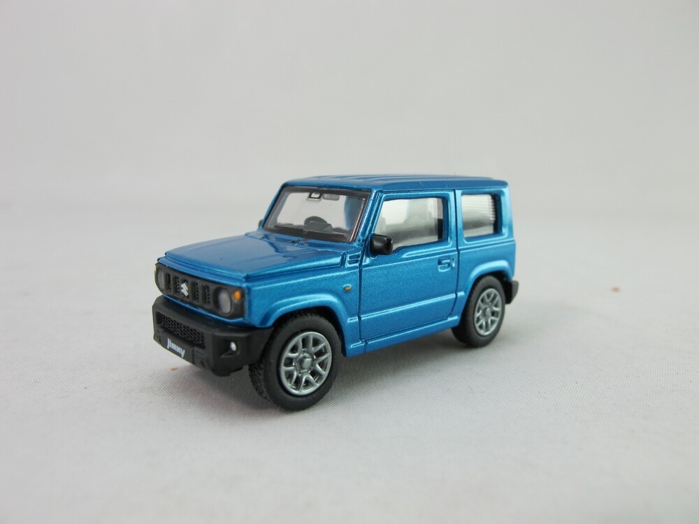 1:64 Suzuki Jimny RHD Diecast Model Car Brisk Blue Metallic All New